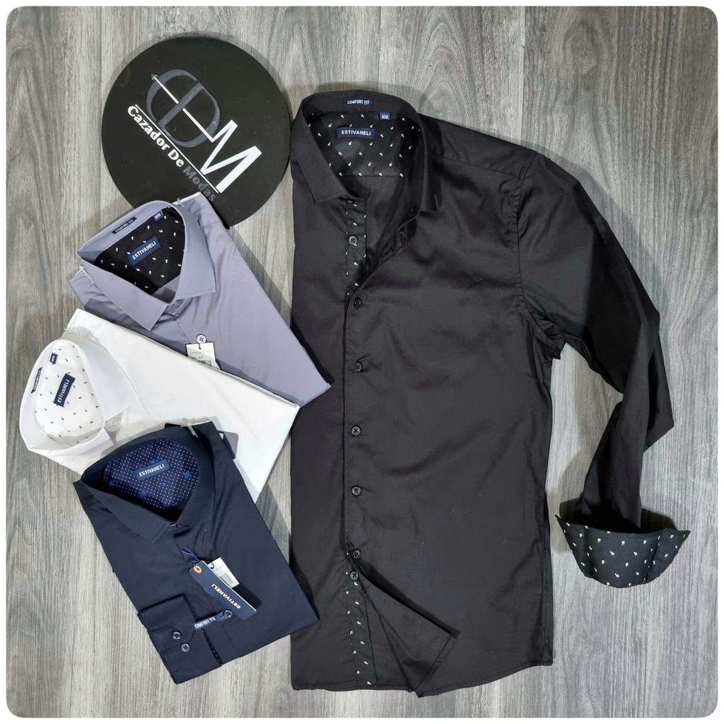 CAMISA UNICOLOR ESTIVANELI 8859