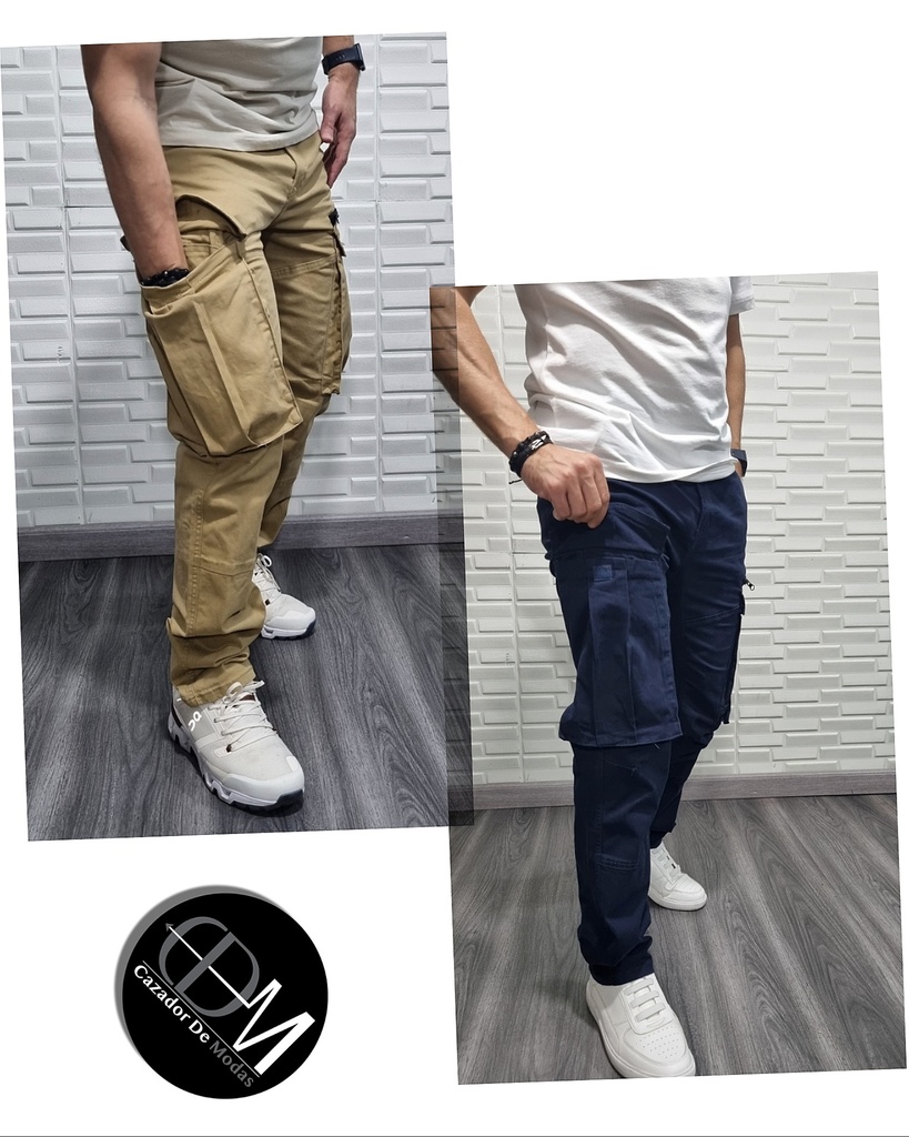 Pantalon cargo estivaneli 8914