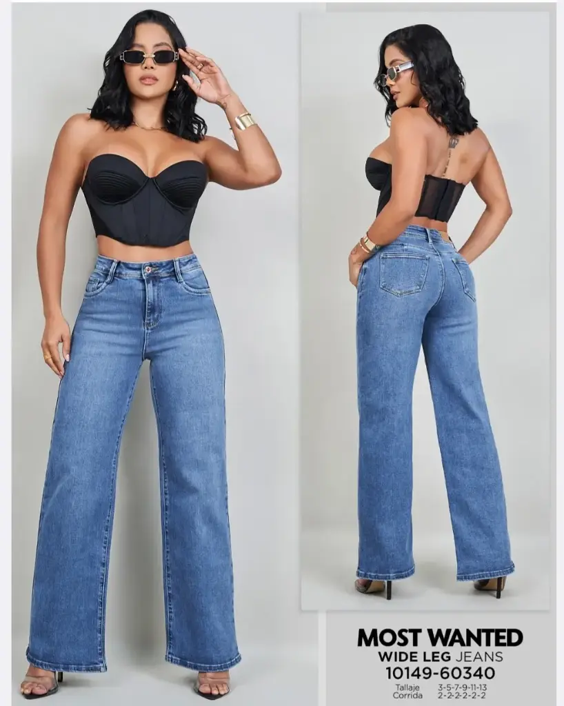 Jeans wide leg mostwanted 60340