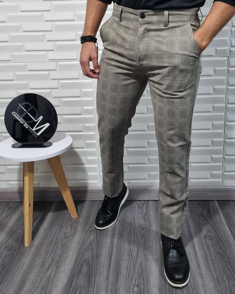 Pantalon de cuadros estivaneli 29336
