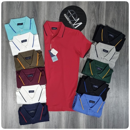 [CH27048E] Chemise unicolor estivaneli 27048