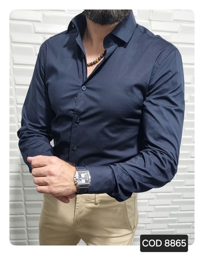 Camisa unicolor estivaneli ml 8865