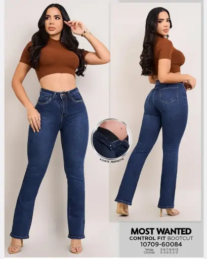 Jeans bootcut con faja mostwanted 60084